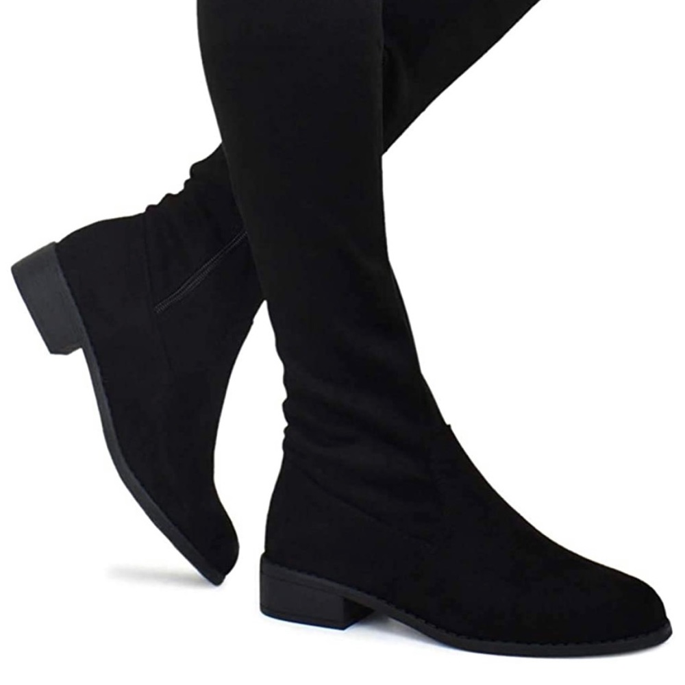 Black Thigh high boots size 10